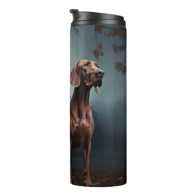 Garrafa Térmica Vizsla Halloween Assustador (Rotação à direita)