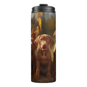 Garrafa Térmica Vizsla Puppy Autumn Delight Pumpkin