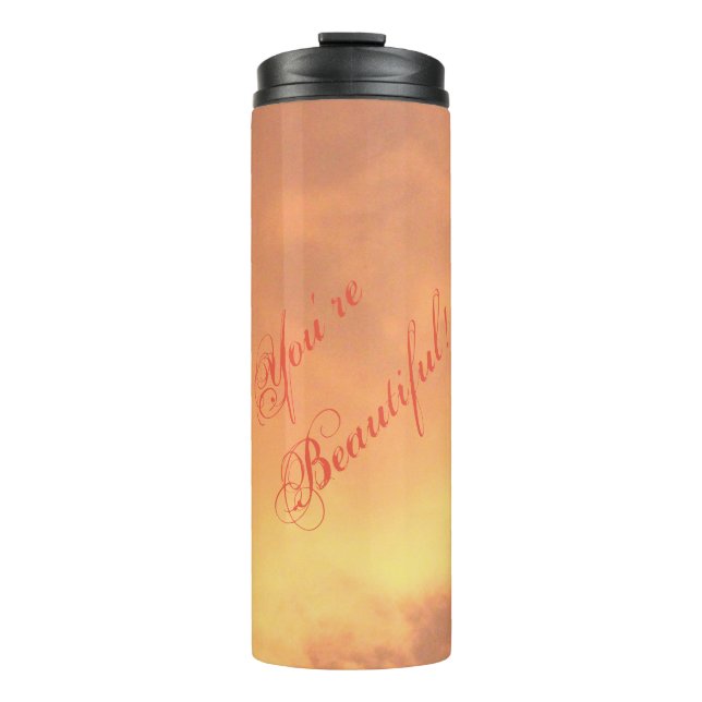 Garrafa Térmica Você é linda (Frente)