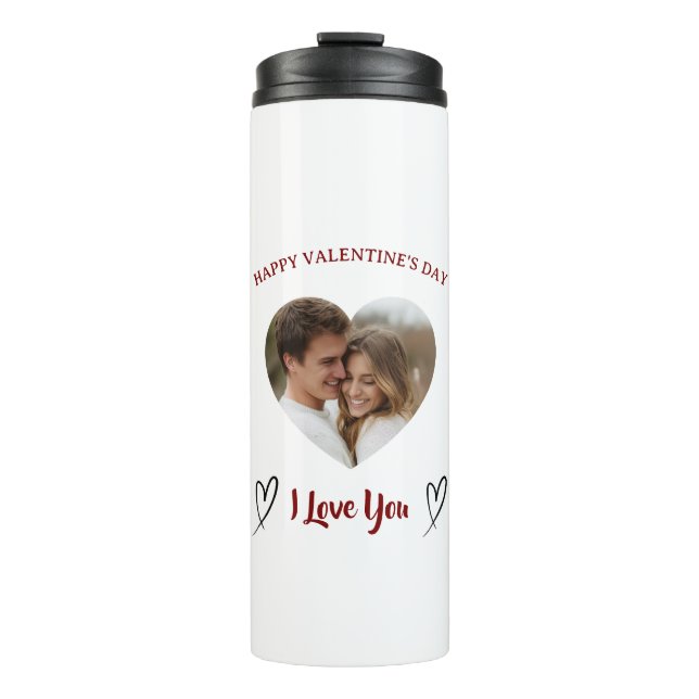 Garrafa Térmica Você & Eu Caneca Térmica Personalizada para o Dia  (Frente)