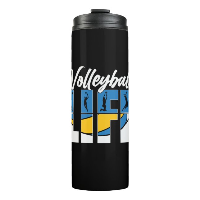 Garrafa Térmica Volleyball Player | Volleyball Life (Frente)
