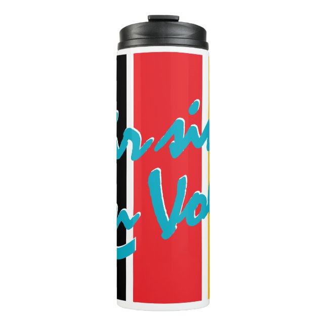 GARRAFA TÉRMICA  VOLTA DE VOLTA DE VINHO! (Frente)