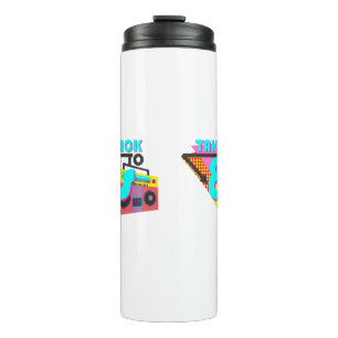 Garrafa Térmica Volte aos anos 80 - Neon Vintage T