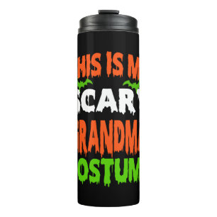 Garrafa Térmica Vovó - CUSTO ESTRANHO HALLOWEEN