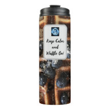 Waffle On! Tumbler térmico do Reiki Blue Lightning
