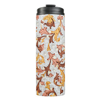 Garrafa Térmica Wallpaper Vintage - Padrão Floral do 18º Centu