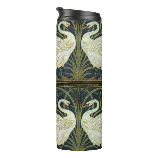 Garrafa Térmica Walter Crane Swan & Rush e Iris Vitoriano  (Rotação à direita)
