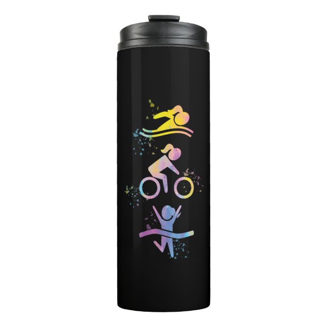 Garrafa Térmica Watercolor Womens Triathlon (Frente)
