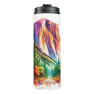 Garrafa Térmica Watercolor Yosemite National Park Califórnia