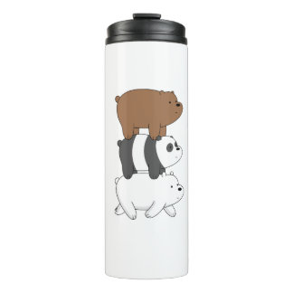 Garrafa Térmica We Bare Bears Stack Tumbler | Grizz panda&Ice Bear