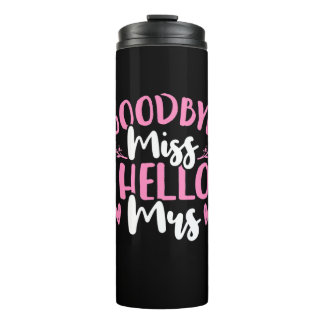 Garrafa Térmica Wedding Gifts | Goodbye Miss Hello Mrs