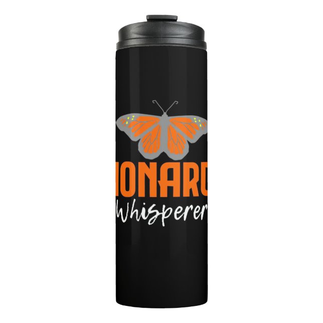 Garrafa Térmica Whisperer da Borboleta Monarca (Frente)