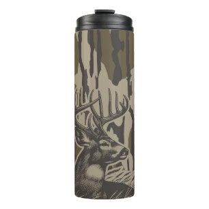 Garrafa Térmica Whitetail Deer Bottomland Camo Deer Hunting Camo