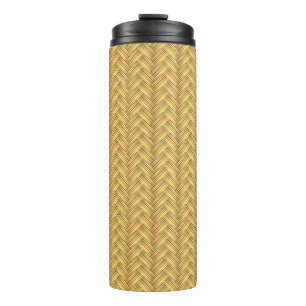 Garrafa Térmica Wicker Basket Weave Sem Costura