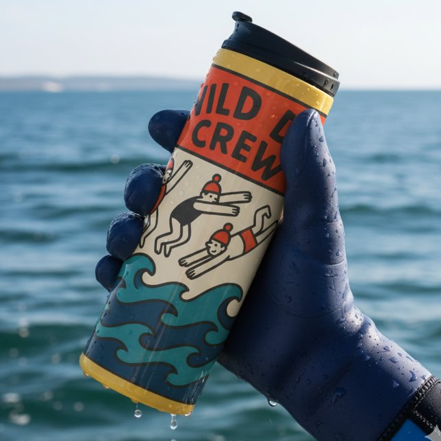 Garrafa Térmica Wild Dip Crew – Sea Swimming Friends Design (Criador carregado)