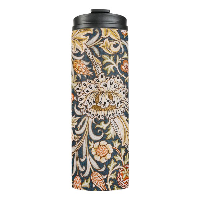 Garrafa Térmica William Morris Trent Garden Flower Pattern Classic (Frente)