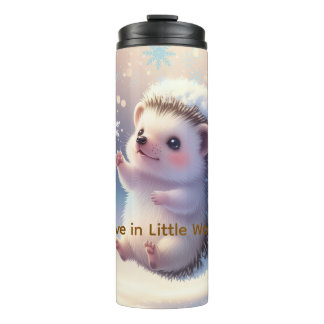 Garrafa Térmica Winter Fairy Hedgehogs – Cute Snowflake