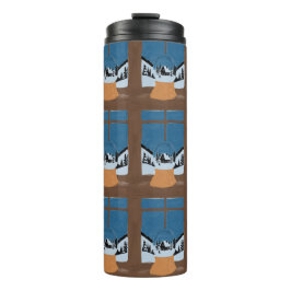 Garrafa Térmica Winter Insulated Bottle - Snow Globe by the Window