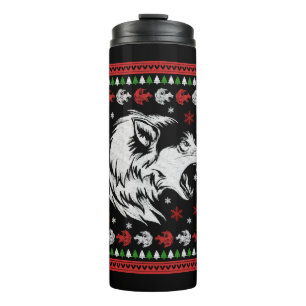 Garrafa Térmica Wolf Christmas