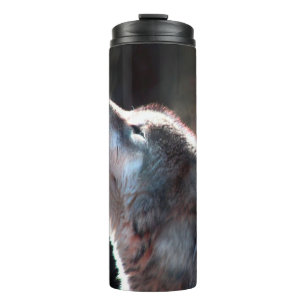 Garrafa Térmica Wolf Howling Lone Wolf