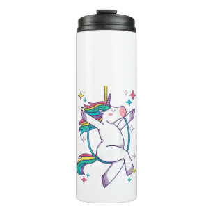 Garrafa Térmica Womens Lyra Unicorn, Aerial Hoop Unicorn, Aerialis