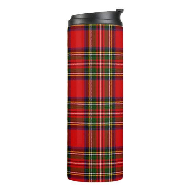 Garrafa Térmica Xadrez Real Stewart Clan Tartan (Giro à esquerda)