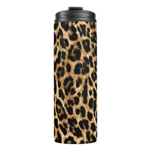 Garrafa Térmica Xícara com Estampa de Guepardo Fashion