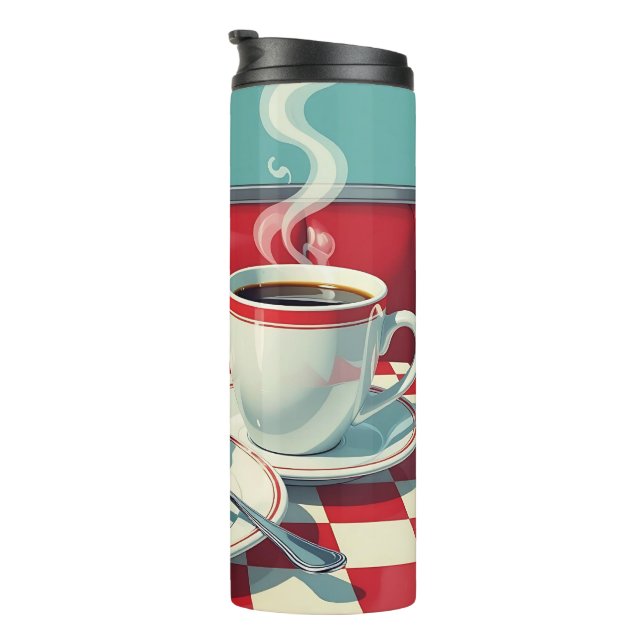 Garrafa Térmica Xícara de Berry, Sorvete e café (Rotação à direita)