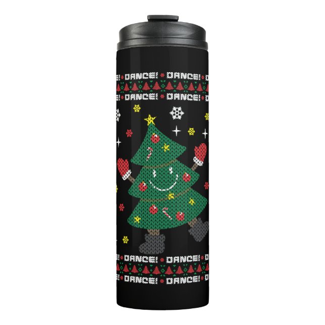 Garrafa Térmica XMAS ÁRVORE Feriosa De Natal (Frente)