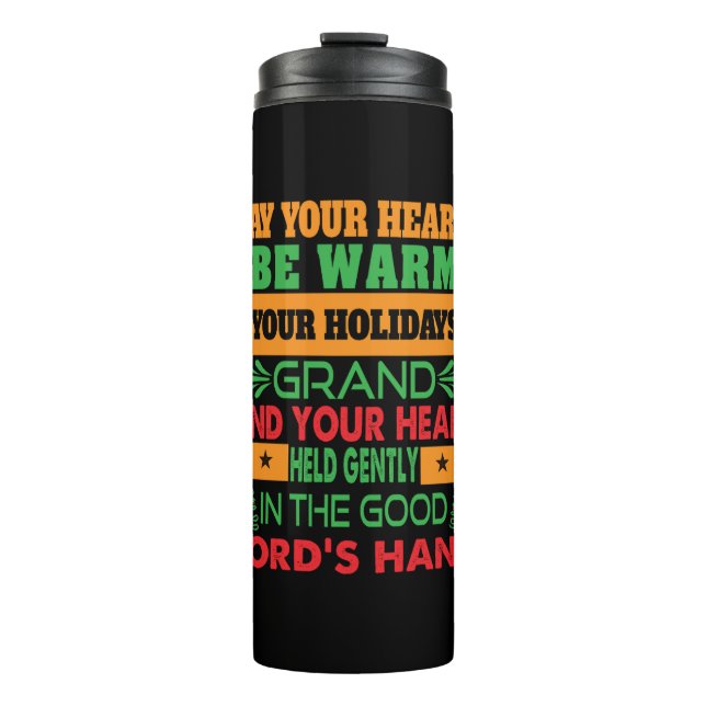 Garrafa Térmica Xmas Gift May Your Hearth Be Warm (Frente)