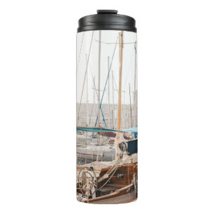 GARRAFA TÉRMICA YACHT BRANCA NO BASE