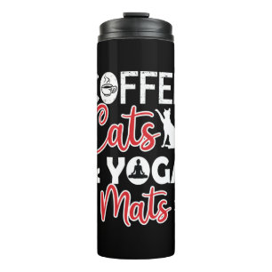Garrafa Térmica Yoga Lover   Café Gato E Yoga Mats
