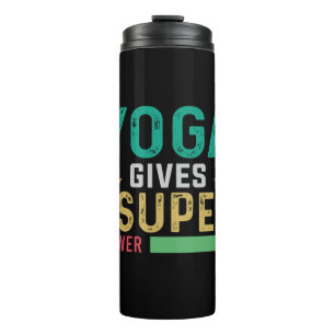 Garrafa Térmica Yoga Lover Yoga lhe dá super poder