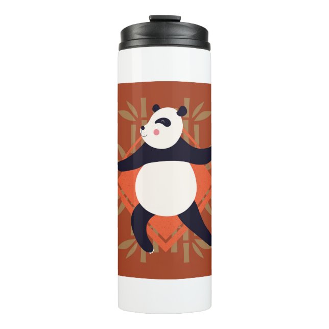 Garrafa Térmica Yoga Panda (Frente)