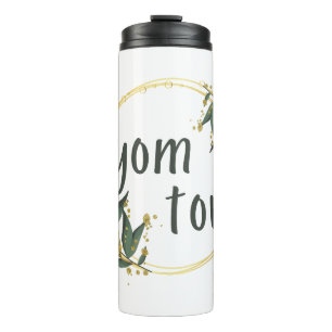 Garrafa Térmica Yom Tov em uma coroa