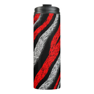 Garrafa Térmica Zebra Pattern