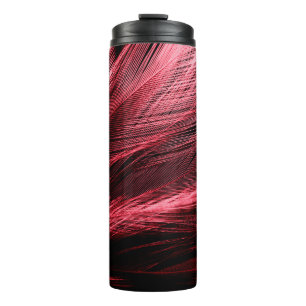 Garrafa Térmica Zebra Print Tie Dye Impressão. Dourada Textura Aqu