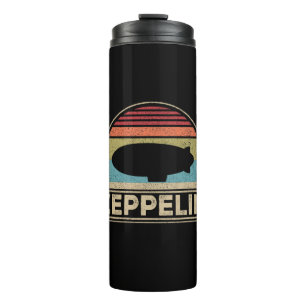 Garrafa Térmica Zeppelin Vintage Retro Zeppelin Camisa Dirigível