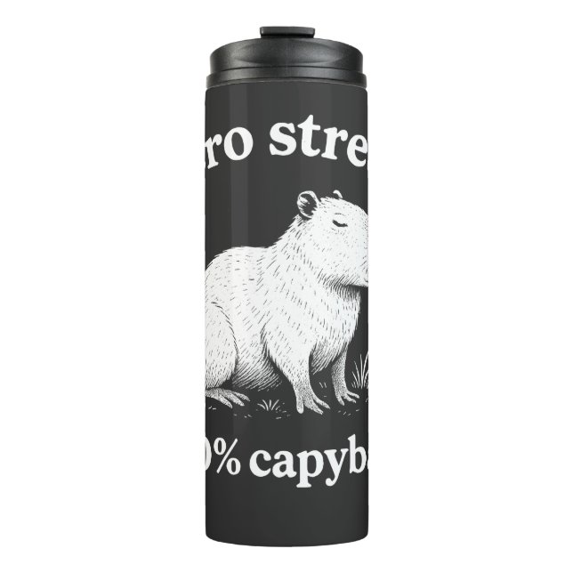 Garrafa Térmica Zero Stress 100% Capybara (Frente)