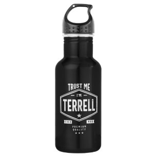 Garrafa Terrell Personalizado Nome Aniversário Presente