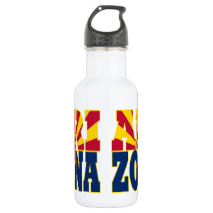 Garrafa texto do sinalizador de estado de arizona