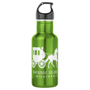 Garrafa Texto Personalizado Mackinac Island
