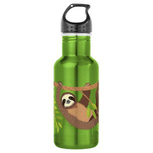 Garrafa Texto Personalizado Sloth Fofo