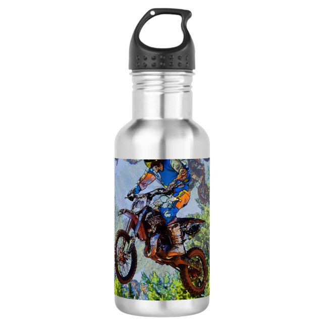 Garrafa Tolos De Bicicleta-Motocross-Racer (Frente)