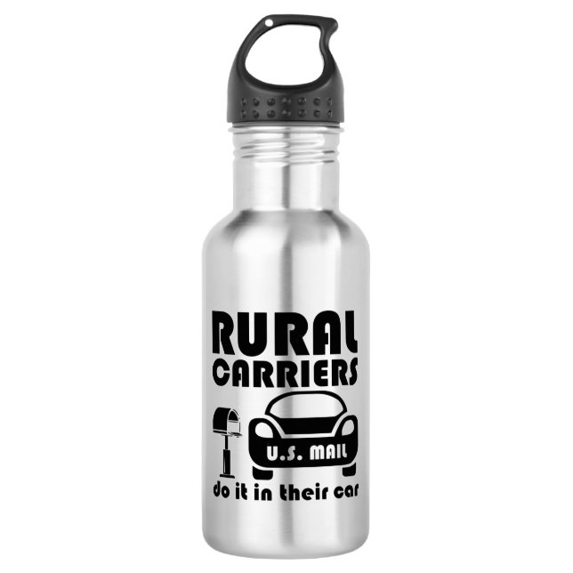 Garrafa Trabalhadores Postais De Transporte Rural Fazem-No (Frente)