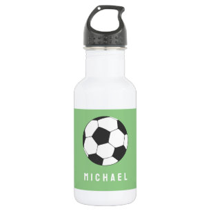 Garrafa Trendy Soccer Ball Futebol Personalizado Verde