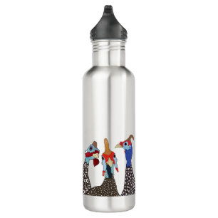 Garrafa Três Aves De Cabra De Guiné Cortadas