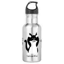 Três Gatinhos Sábios Pretos e Branco Personalizado