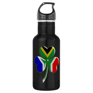 Garrafa Trevo irlandês com sul - bandeira africana