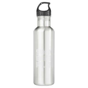 Garrafa Triathlon design White em preto